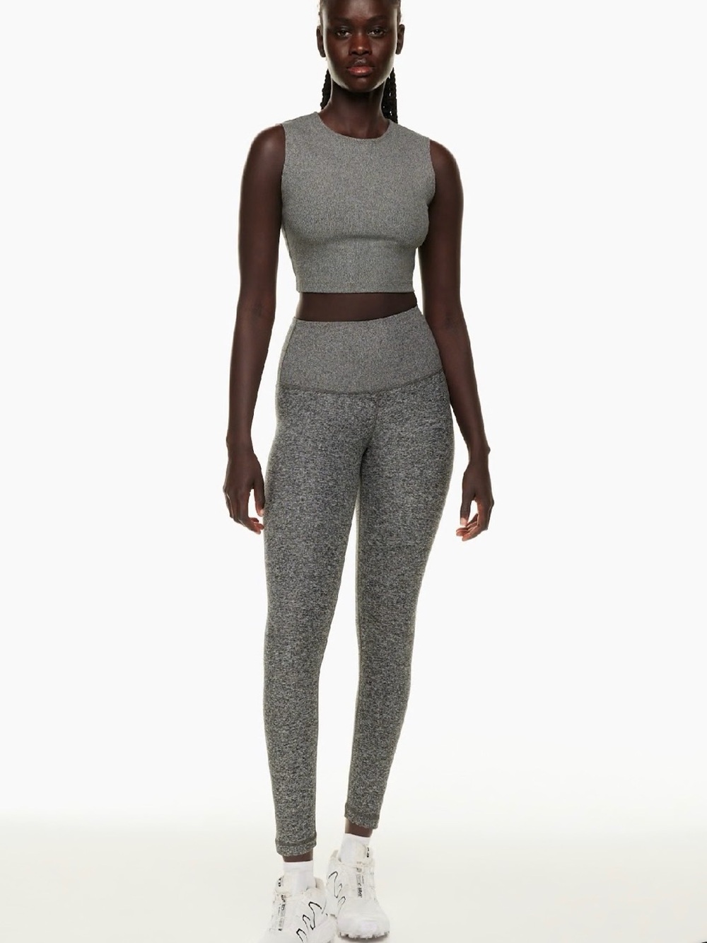 TNA Gym Set - TnaFLOW™ Cheeky Hi-Rise Legging & TnaFLOW™ Cropped Muscle Tank